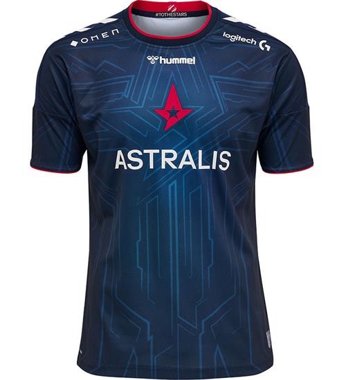 Hummel Hummel T-shirt - Astralis 21/22 Game Jersey - Marine/Sponsor