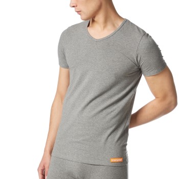 Bruno Banani Warm Up V-Shirt Grå bomuld Medium Herre