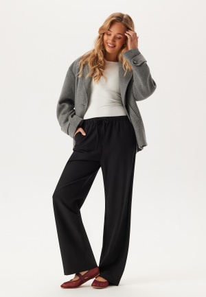 Se BUBBLEROOM Drawstring Trousers Black M ved Bubbleroom