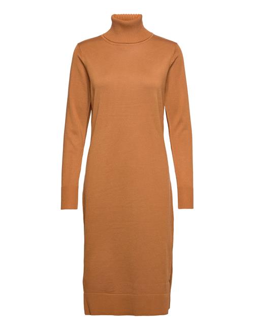 Saint Tropez Milasz Roll Neck Long Dress Saint Tropez Brown