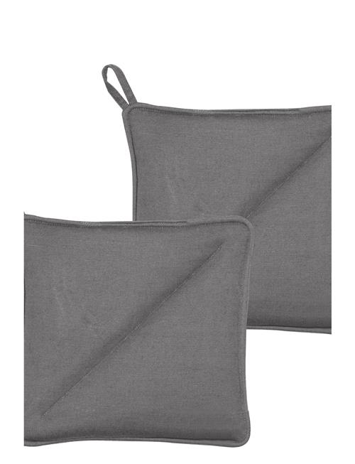 Se Södahl Grydelapper 20X20 2Pk Soft Grå Södahl Grey ved Booztlet