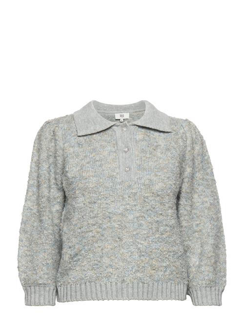 Noa Noa Yrsa Pullover With Collar Noa Noa Grey