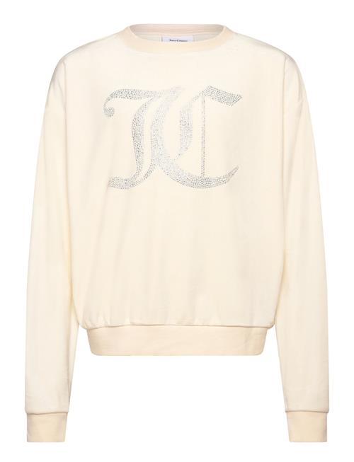 Juicy Couture Diamante Velour Crew Juicy Couture Cream