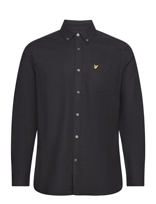 Lyle & Scott Plain Flannel Shirt Lyle & Scott Black