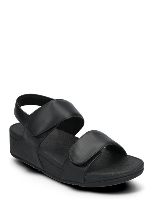 Se FitFlop Lulu Adjustable Leather Back-Strap Sandals FitFlop Black ved Booztlet