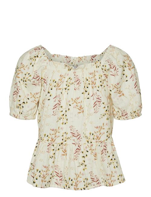 Se Vero Moda Girl Vmglow Natali Ss Top Wvn Girl Vero Moda Girl Patterned ved Booztlet