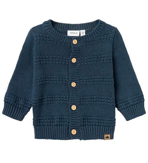 Name It Cardigan - Strik - NbmLosso - Dark Denim