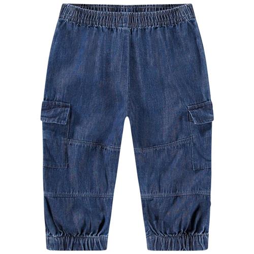 Se Molo GOTS Sae Jeans Mid Blue Wash | Blå | 68 cm ved Babyshop