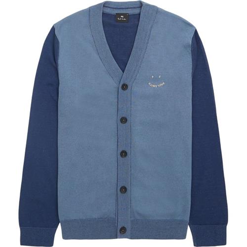 Se Ps By Paul Smith - 957Y-N22149 MENS CARDIGAN PS HAPPY Strik ved Kaufmann