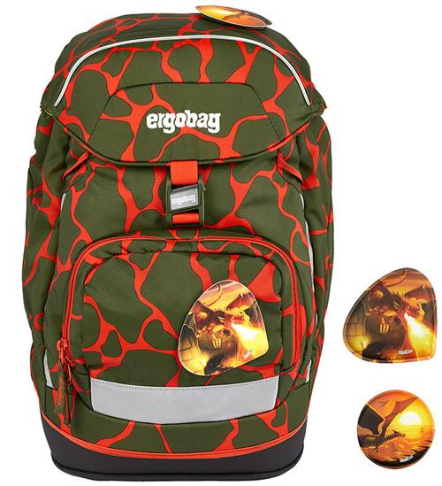 Se Ergobag Ergobag Skoletaske - Prime - Fire DragonBear ved KidsWorld