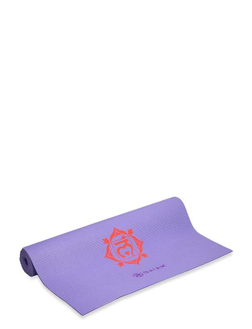 Gaiam Gaiam Chakra Yoga Mat 4Mm Classic Printed Gaiam Purple