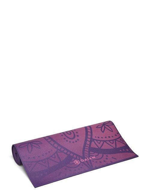 Se Gaiam Gaiam Athenian Rose Yoga Mat 6Mm Premium Gaiam Purple ved Booztlet