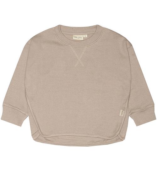 Petit Piao Petit Piao Sweatshirt - Waffle - Simply Taupe