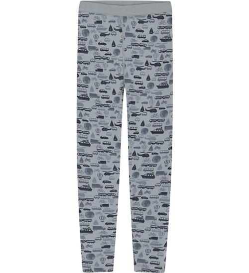 Se Hust and Claire Hust and Claire Leggings - Uld/Bambus - Laki - Blue Wind ved KidsWorld