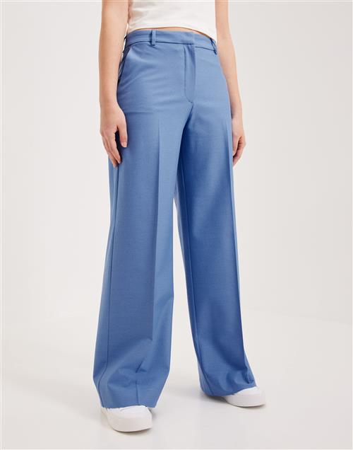 Selected Femme - Blå - Slfeliana Hw Wide Pant N Noos