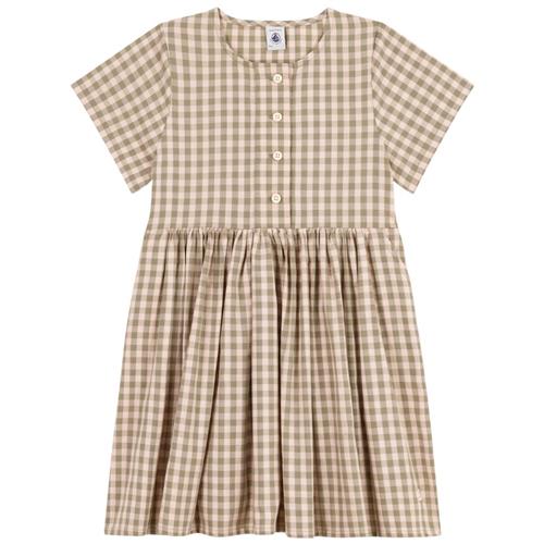 Petit Bateau Gingham Kjole Lyserød | Grønn | 3 years