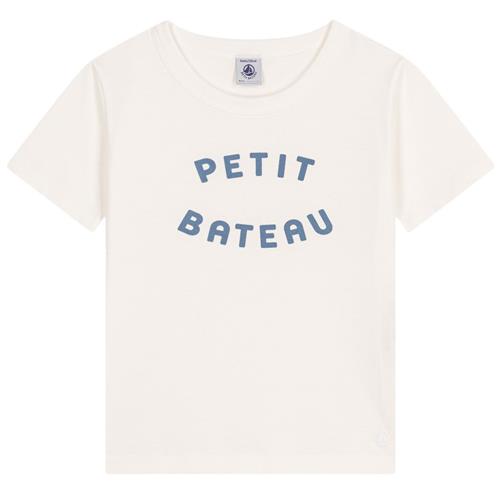 Se Petit Bateau Logo T-shirt Hvid | Hvid | 10 years ved Babyshop