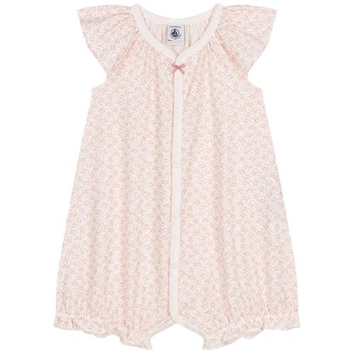 Se Petit Bateau Blomstret Romper Lyserød | Lyserød | 6 months ved Babyshop