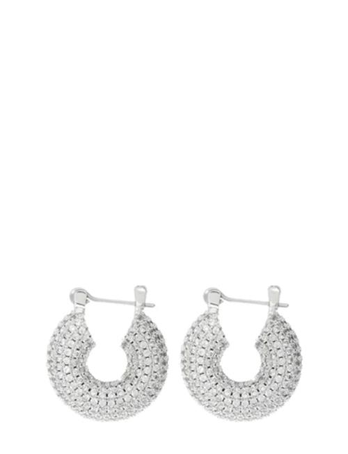 LUV AJ The Pave Mini Donut Hoops-Silver LUV AJ Silver