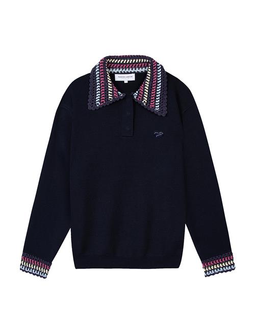 Se Maison Labiche Paris Desaix Mini Patch Coeur Maison Labiche Paris Navy ved Booztlet