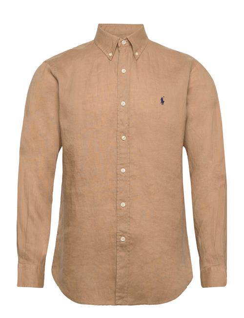 Polo Ralph Lauren Custom Fit Linen Shirt Polo Ralph Lauren Beige