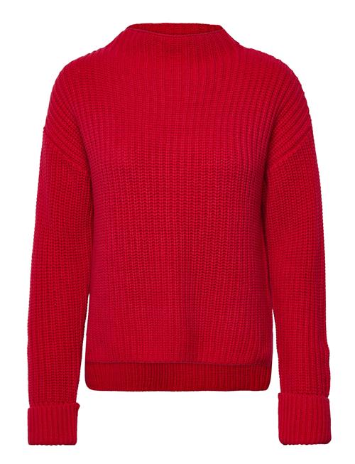 Slfselma Ls Knit T-Neck Selected Red