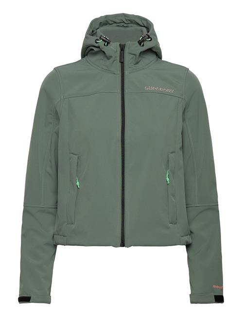 Hooded Soft Shell Trekker Jkt Superdry Sport Green