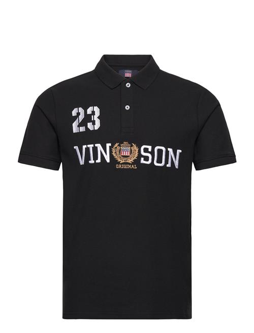 Se VINSON Koldby Reg Cot Vin M Polo VINSON Black ved Booztlet