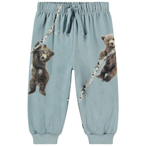 Molo GOTS Simeon Joggingbukser Birch Bears | Blå | 80 cm