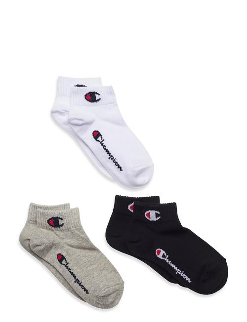 3Pk Quarter Socks Champion White