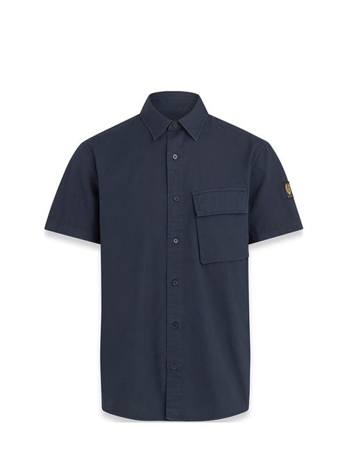 Belstaff Scale Short Sleeve Shirt Belstaff Navy