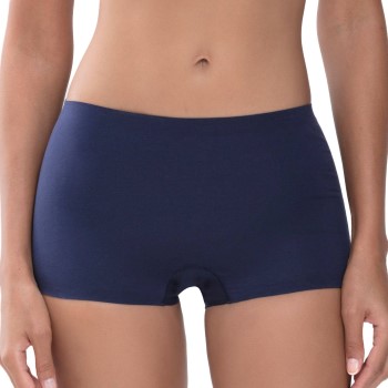 Mey Trusser Natural Second Me Shorts Midnatsblå bomuld Medium Dame