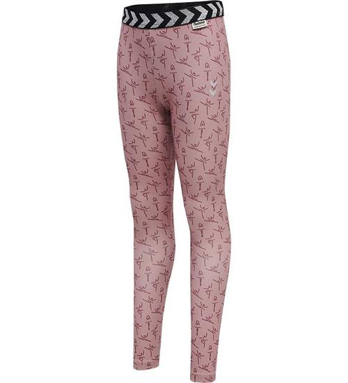 Hummel Hummel Leggings - hmlPrima Bee Pirouette - Woodrose