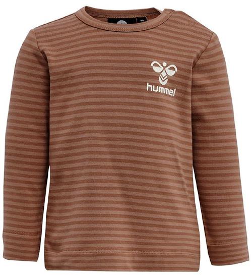 Se Hummel Bluse - hmlMULLE - Beaver Fur ved KidsWorld