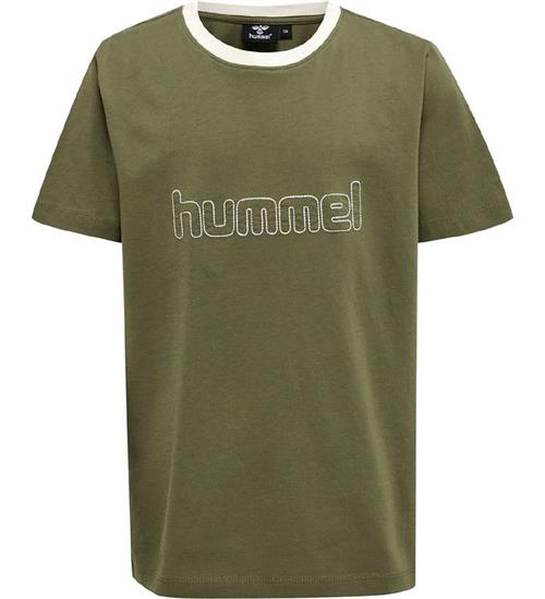 Se Hummel Hummel T-Shirt - HmlCloud - Olive Branch ved KidsWorld