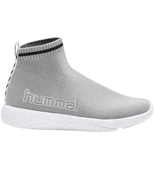 Hummel Hummel Sko - HMLTerrafly Sock Runner Jr - SÃ¸lv