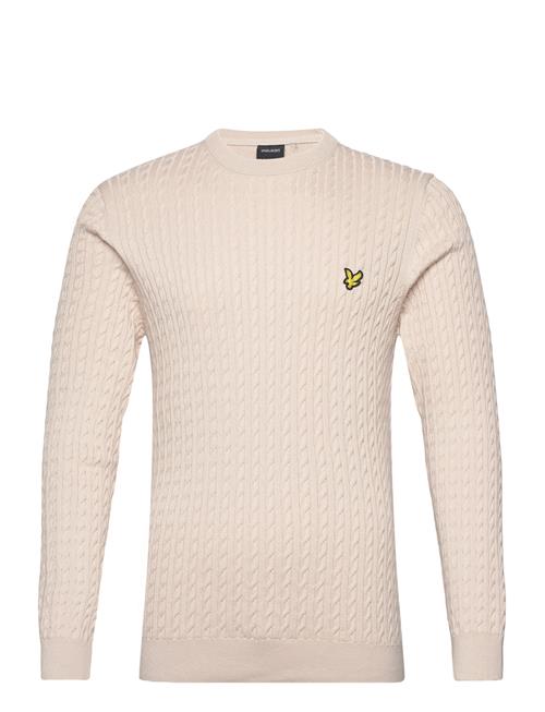 Lyle & Scott Cable Crew Neck Jumper Lyle & Scott Cream