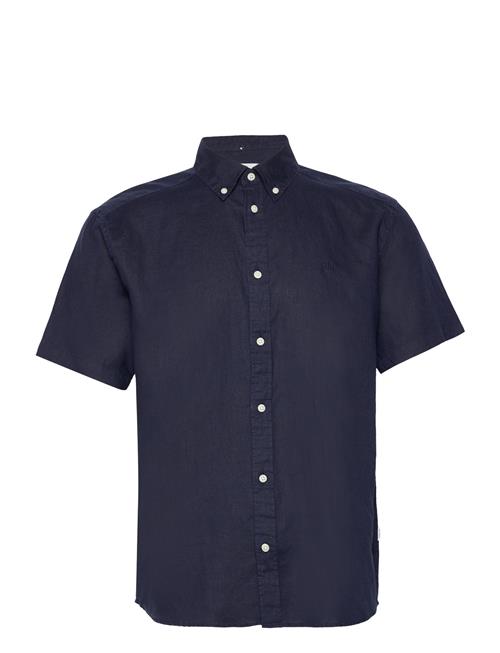 Les Deux Kris Linen Ss Shirt Les Deux Blue