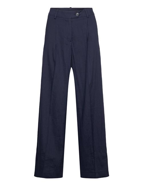 GANT Wide Stretch Linen Pant GANT Blue