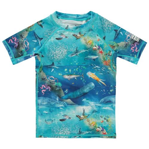 Se Molo Neptune UV-trøje Ocean Zones | Blå | 98/104 cm ved Babyshop