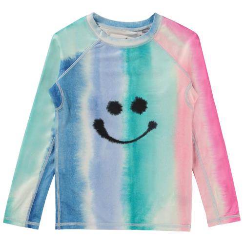 Se Molo Neptune UV-trøje Colourful Smile | Blå | 98/104 cm ved Babyshop