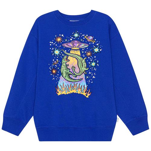 Se Molo Magni Sweatshirt Reef Blue | Blå | 164 cm ved Babyshop