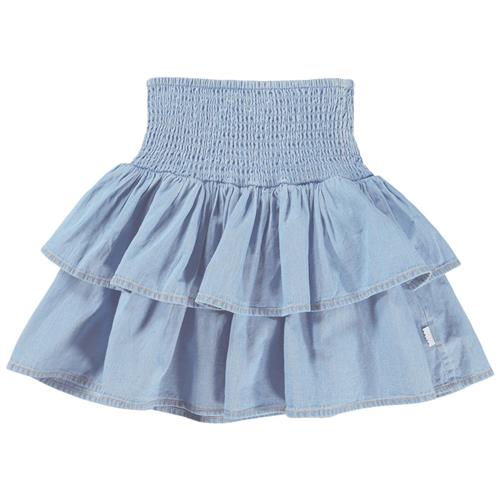 Se Molo Bonita Nederdel Summer Wash Indigo | Blå | 146/152 cm ved Babyshop