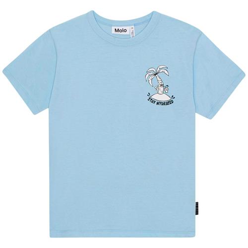 Se Molo GOTS Riley T-shirt Stay Hydrated | Blå | 152 cm ved Babyshop