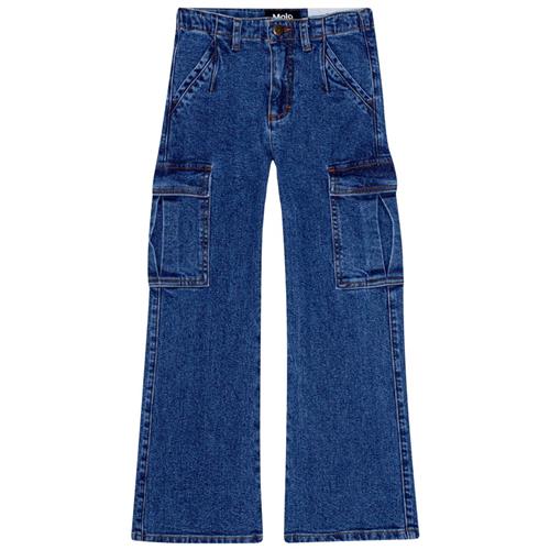 Molo Addy Jeans Washed Vintage | Blå | 152 cm