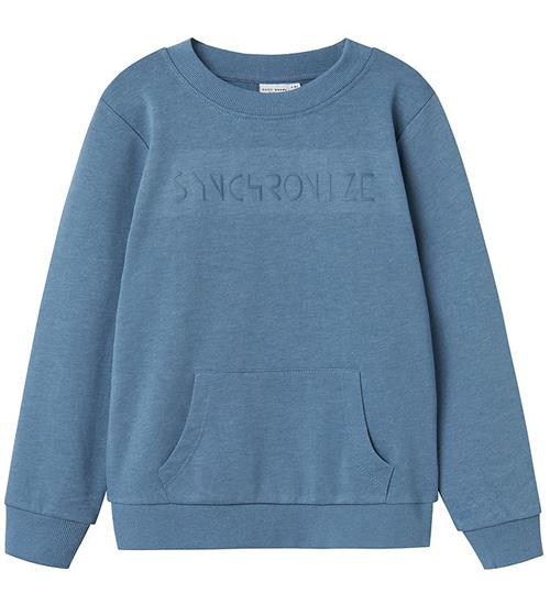 Se Name It Name It Sweatshirt - NkmVanoa - Coronet Blue ved KidsWorld