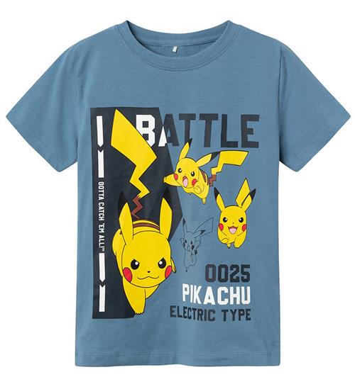 Se Name It Name It T-shirt - NkmJemil Pokemon - Coronet Blue ved KidsWorld