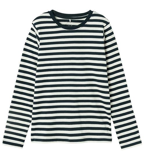 Se Name It Name It Bluse - Noos - NmmSalmo - Dark Sapphire/Y/D Stripe ved KidsWorld