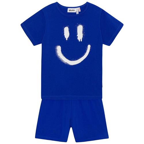 Molo GOTS Luvis T-shirt Og Shorts Sæt Reef Blue | Blå | 122/128 cm