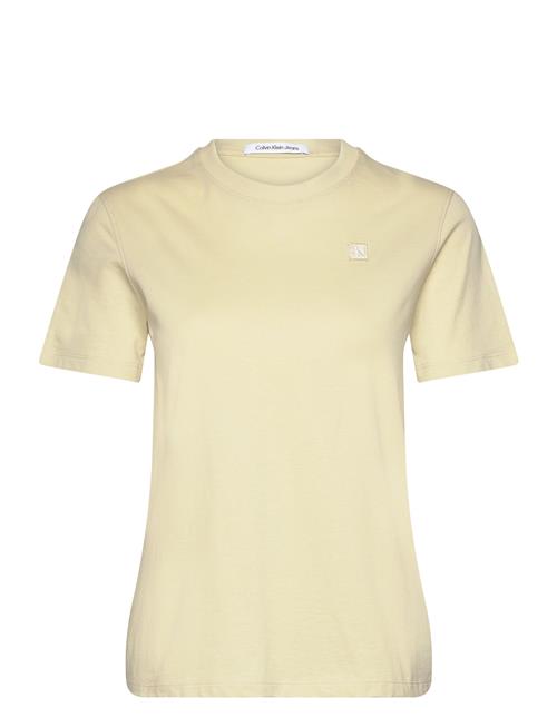 Calvin Klein Jeans Ck Embro Badge Regular Tee Calvin Klein Jeans Yellow